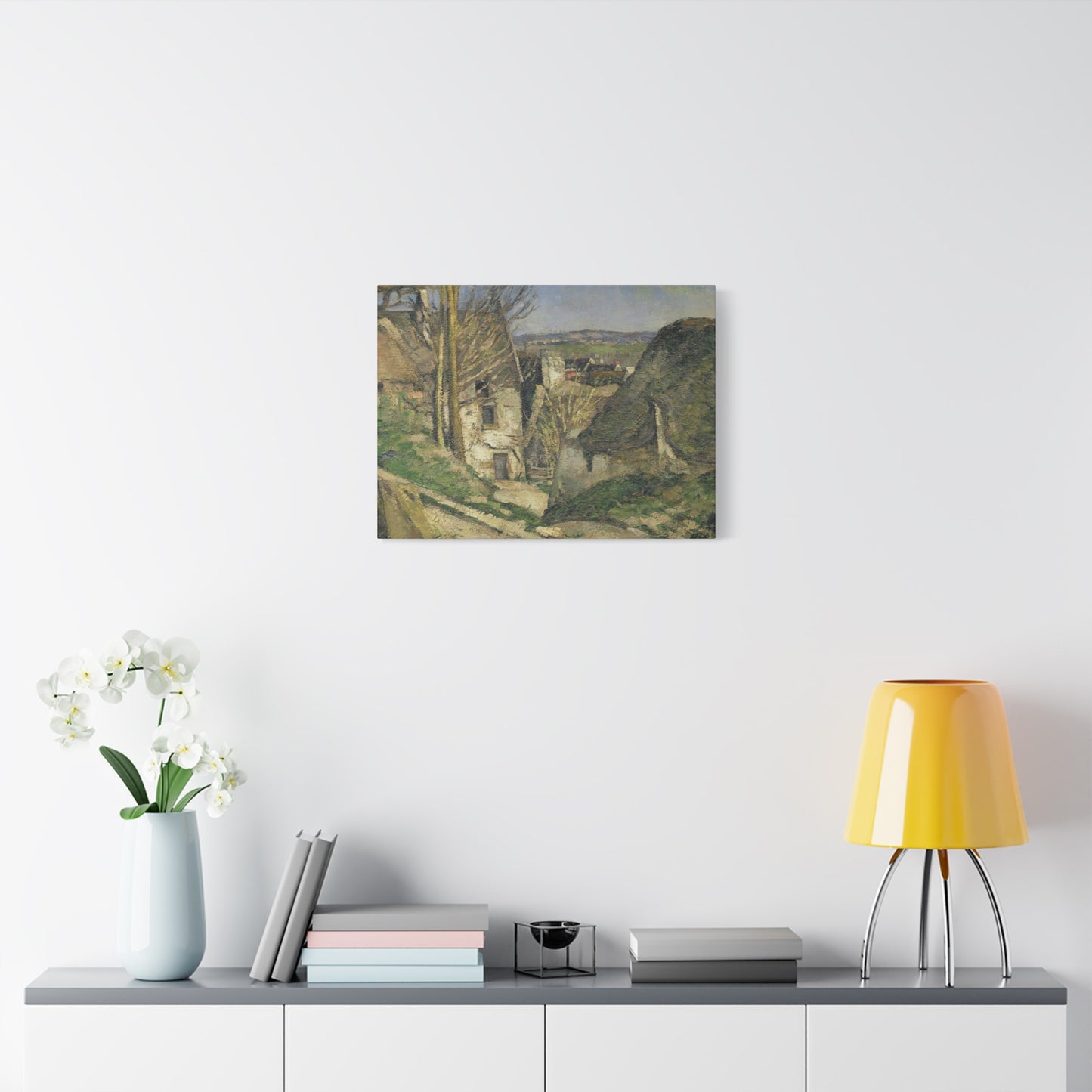 Cézanne, Paul - The House of the Hanged Man (1874) - Canvas Block, unframed
