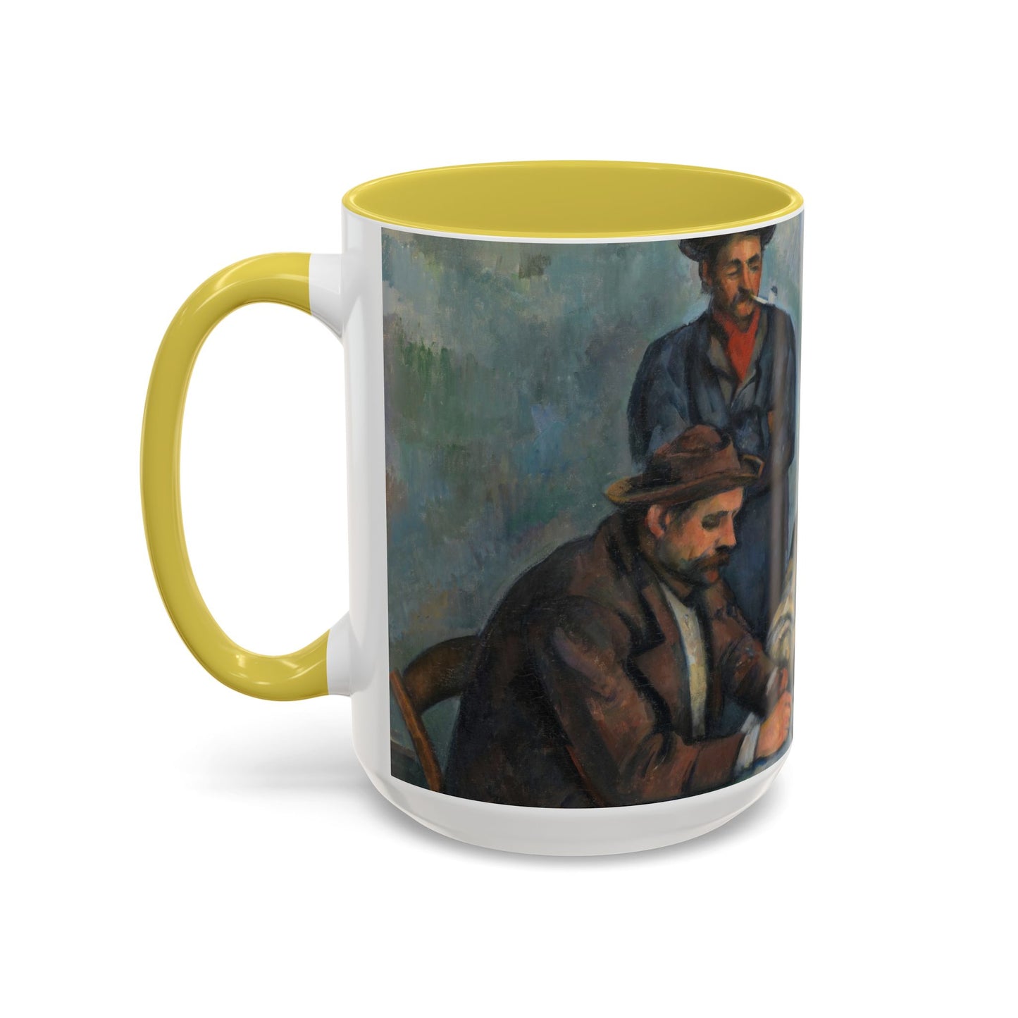 Cézanne, Paul - The Card Players (1892) - Colorful Accent Mugs