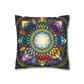Pacio, Adam - Mystic Jewel Mandala - Suede Square Pillowcase