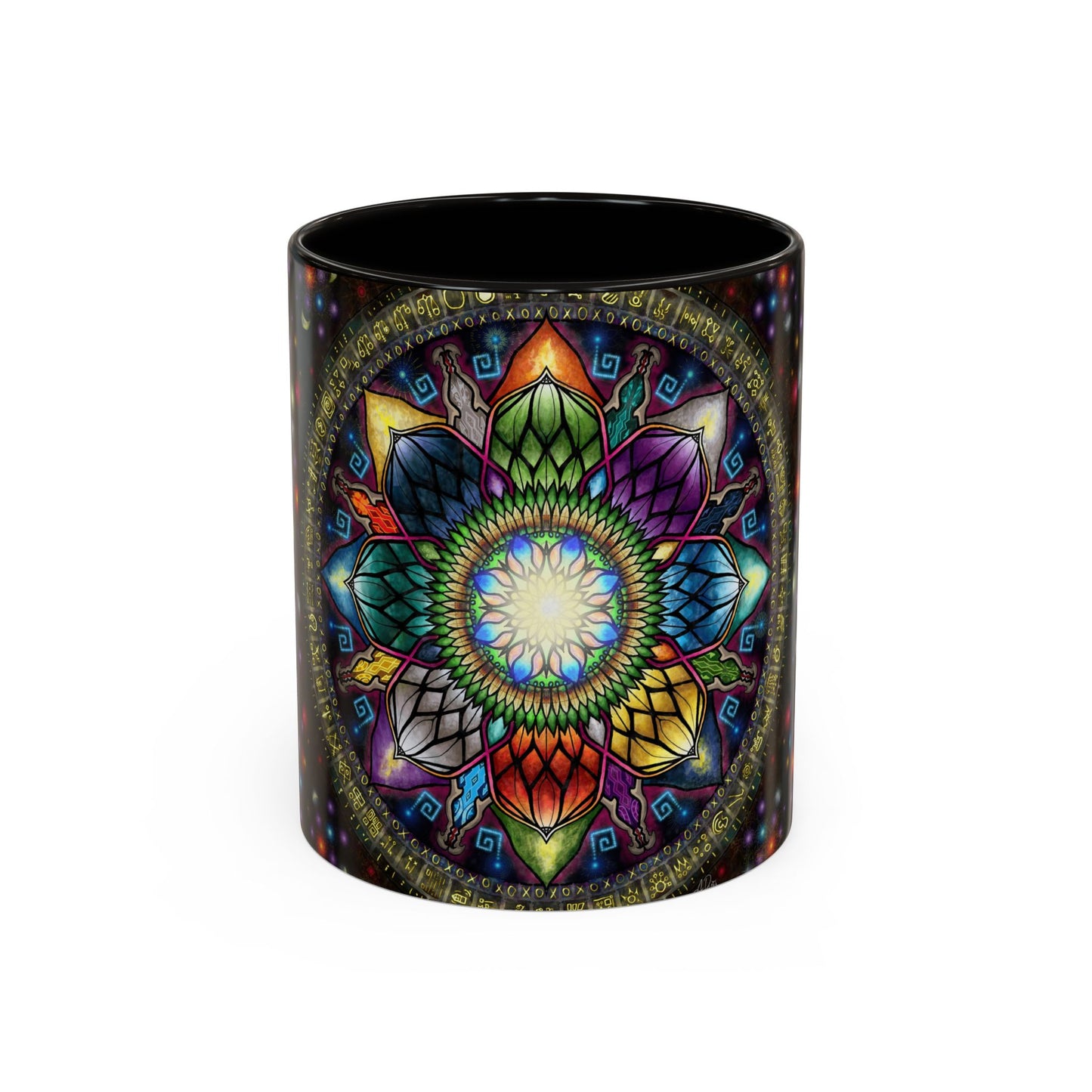 Pacio, Adam - Mystic Jewel Mandala - Colorful Accent Mugs
