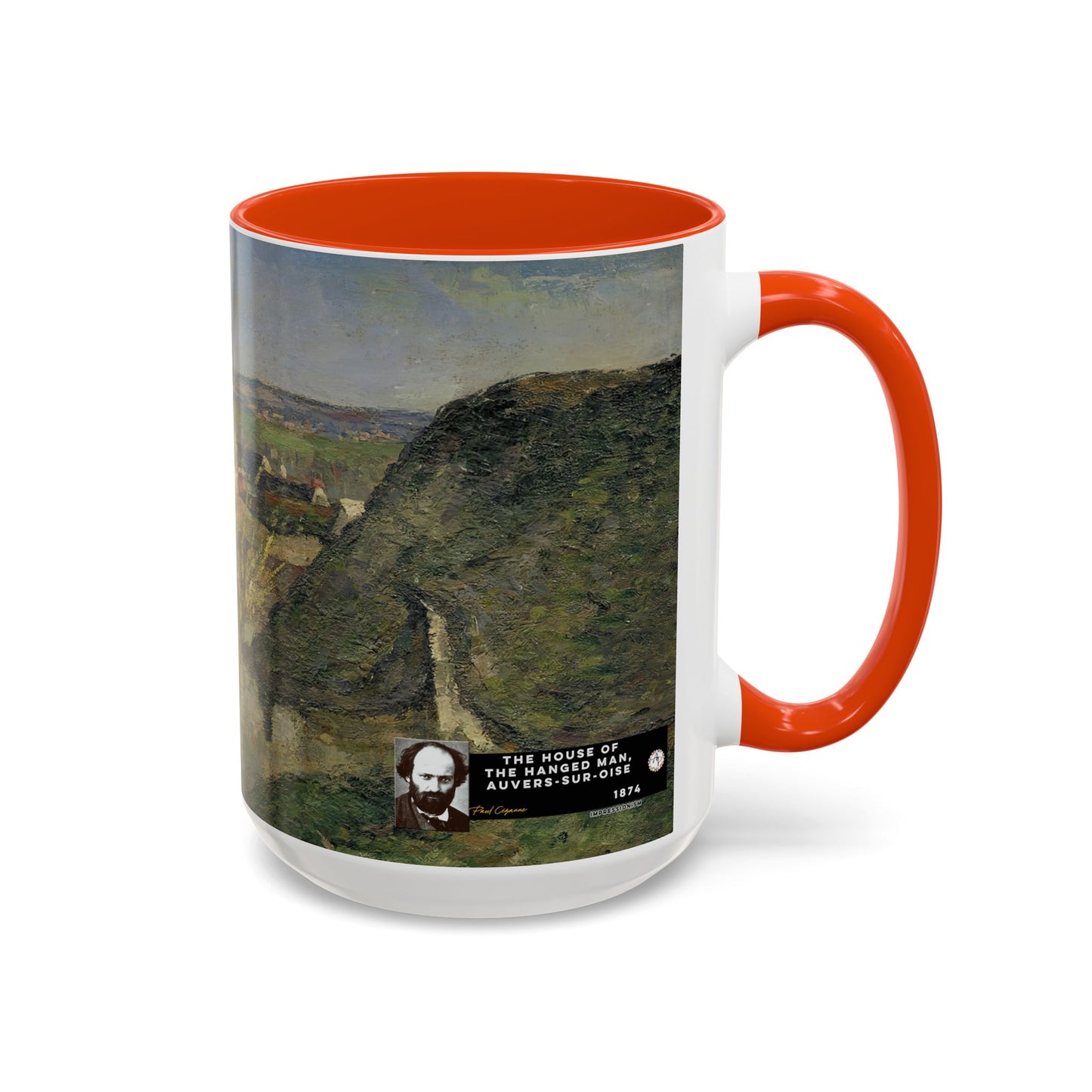 Cézanne, Paul - The House of the Hanged Man, Auvers-sur-Oise (1874) - Colorful Accent Mugs