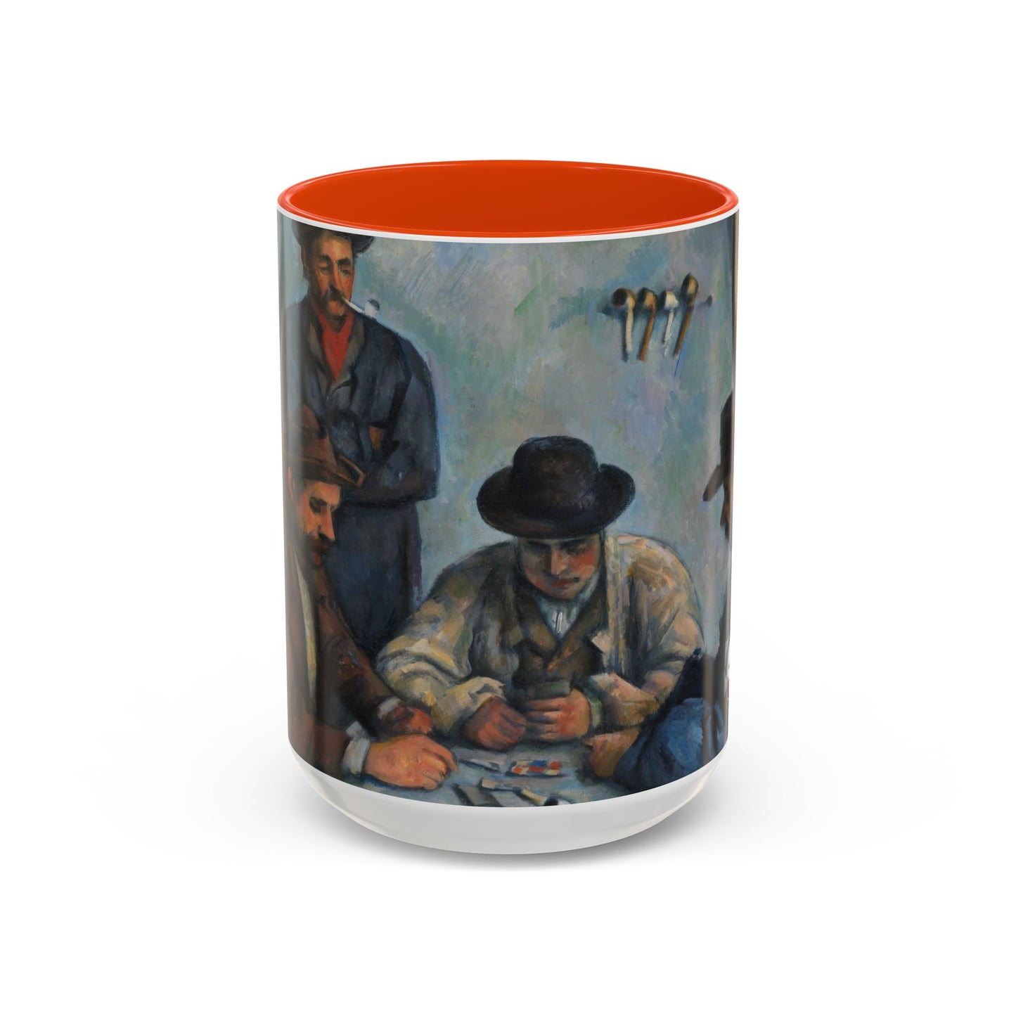 Cézanne, Paul - The Card Players (1892) - Colorful Accent Mugs