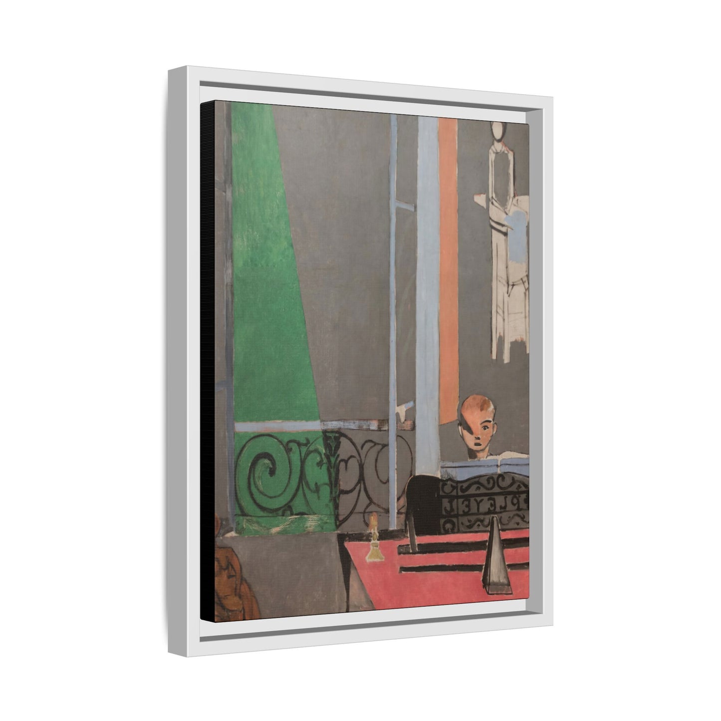 Matisse, Henri - Piano Lesson (1916) - Matte Canvas, Framed