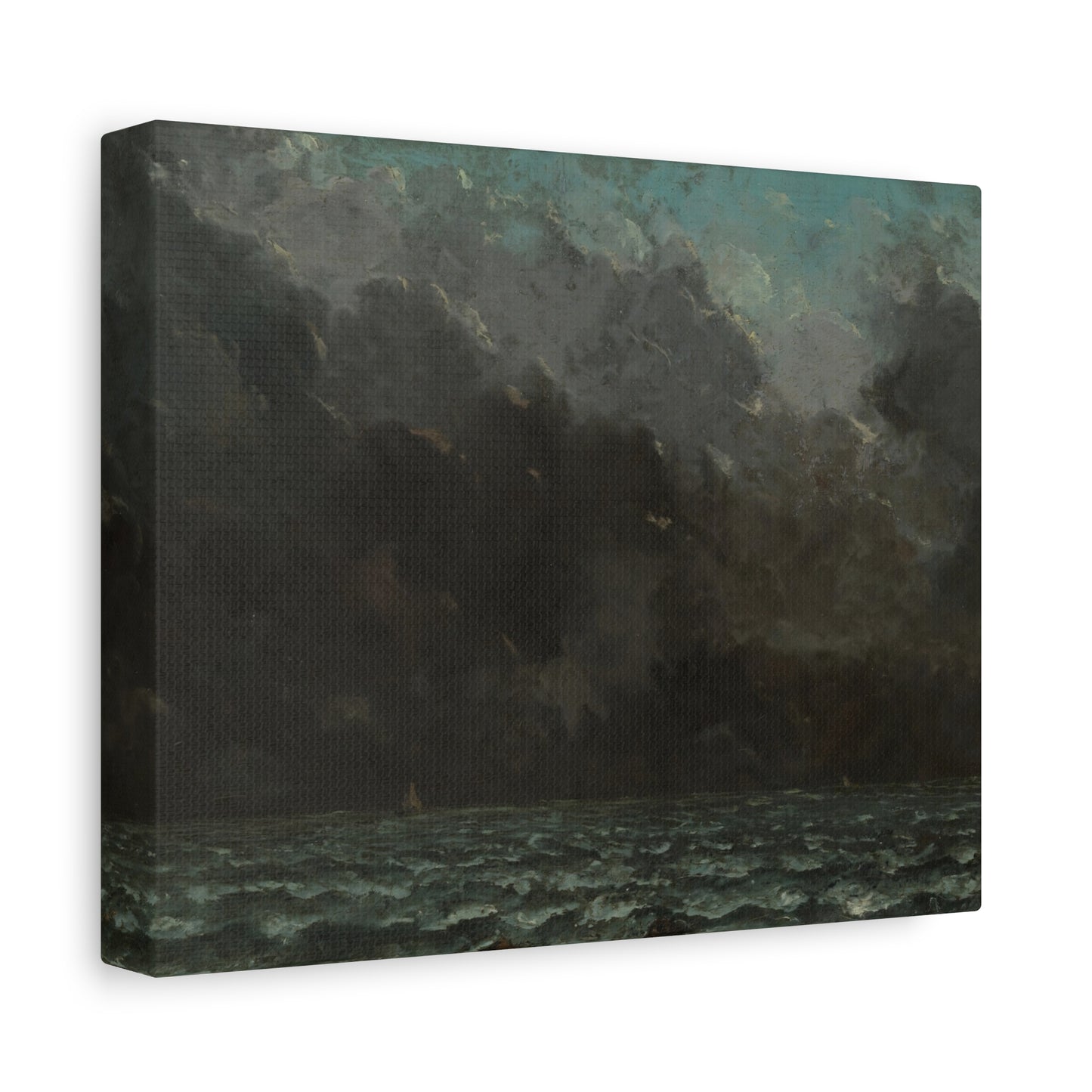 Courbet, Gustave - The Sea (1865) - Canvas Block, unframed