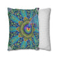 Pacio, Adam - Melek Taus Mandala - Suede Square Pillowcase