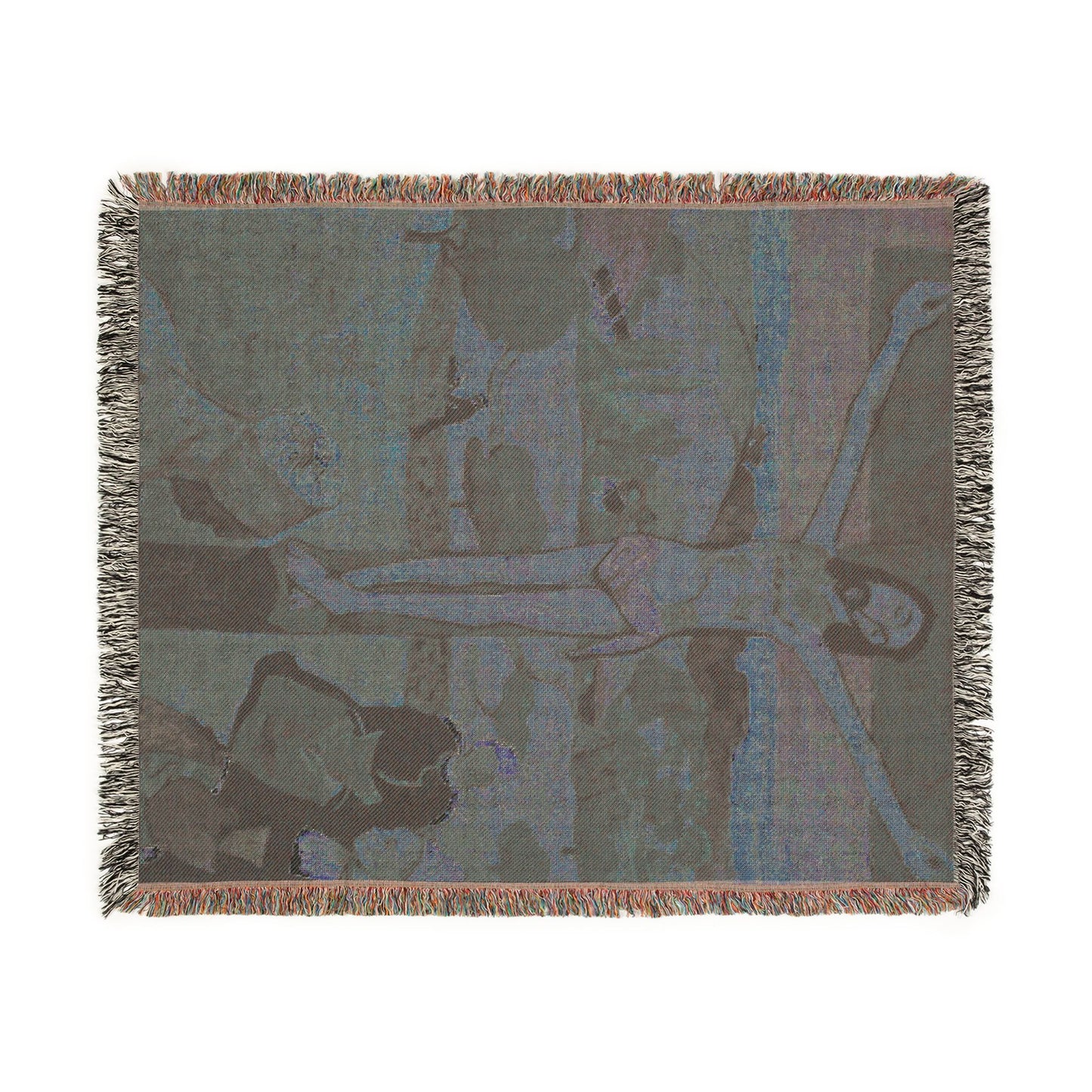 Gauguin, Paul - The Yellow Christ (1889) - Woven Blanket