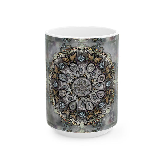 Pacio, Adam - Memento Mori Mandala - Ceramic Mug