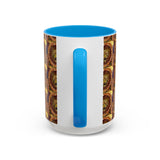 Lion Summer Mandala - Colorful Accent Mugs