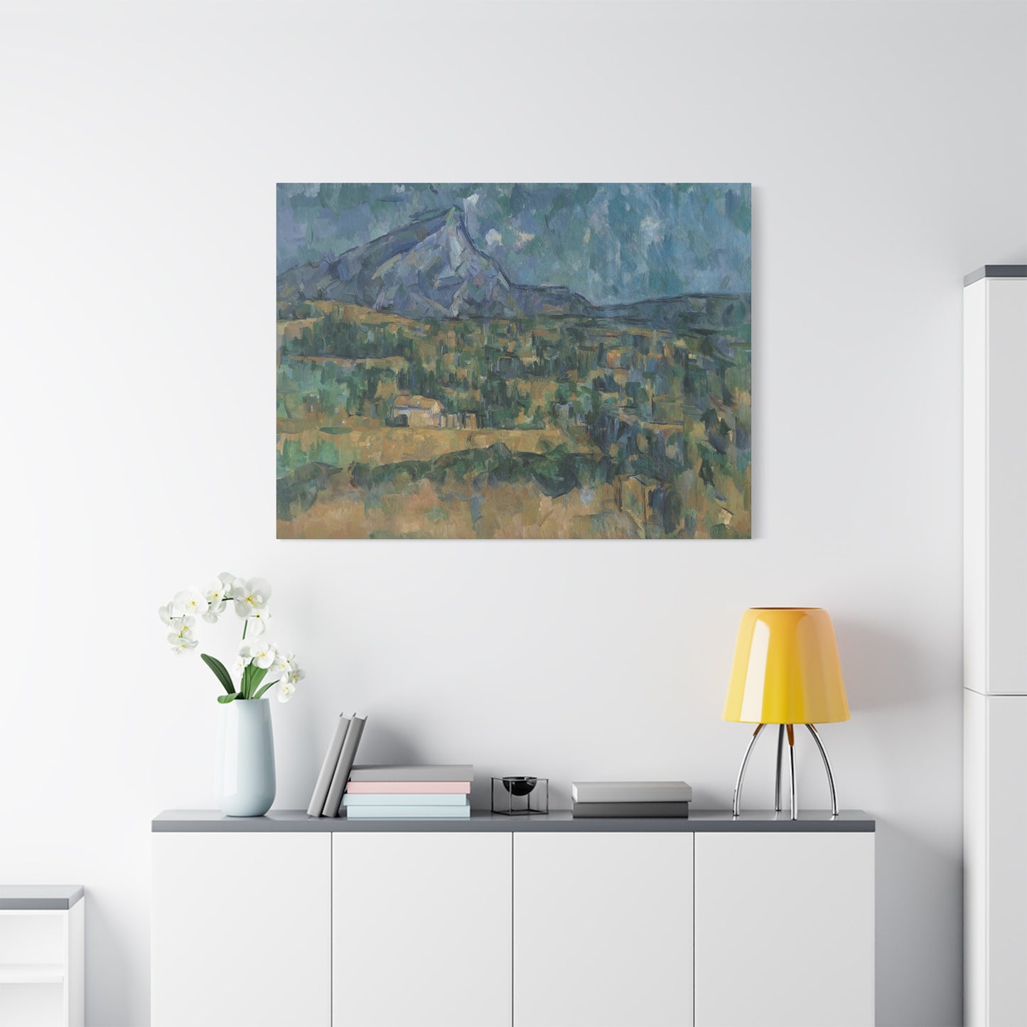 Cézanne, Paul - Mont Sainte-Victoire (1902) - Canvas Block, unframed