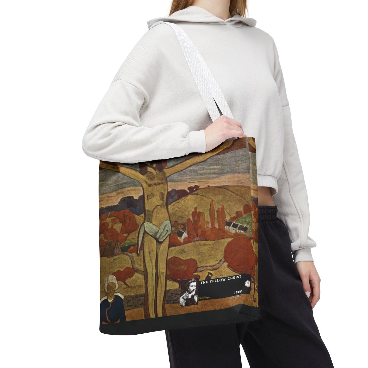 Gauguin, Paul - The Yellow Christ (1889) - Tote Bag