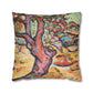 Braque, Georges - Olive Tree near L'Estaque (1906) - Suede Square Pillowcase