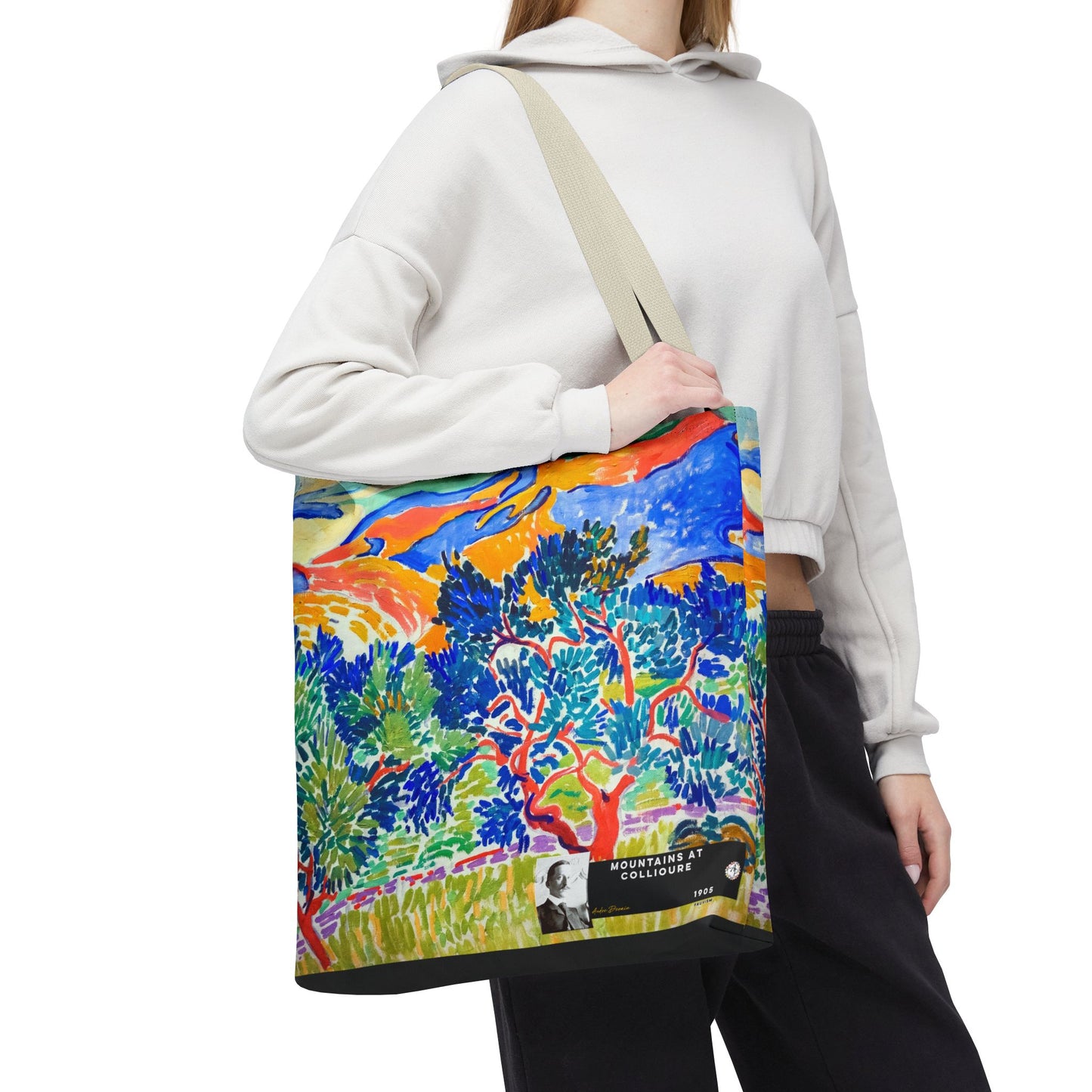 Derain, André - Mountains at Collioure (1905) - Tote Bag