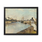 Morisot, Berthe - The Harbor at Lorient (1869) - Matte Canvas, Framed