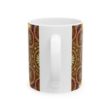Lion Summer Mandala - Ceramic Mug