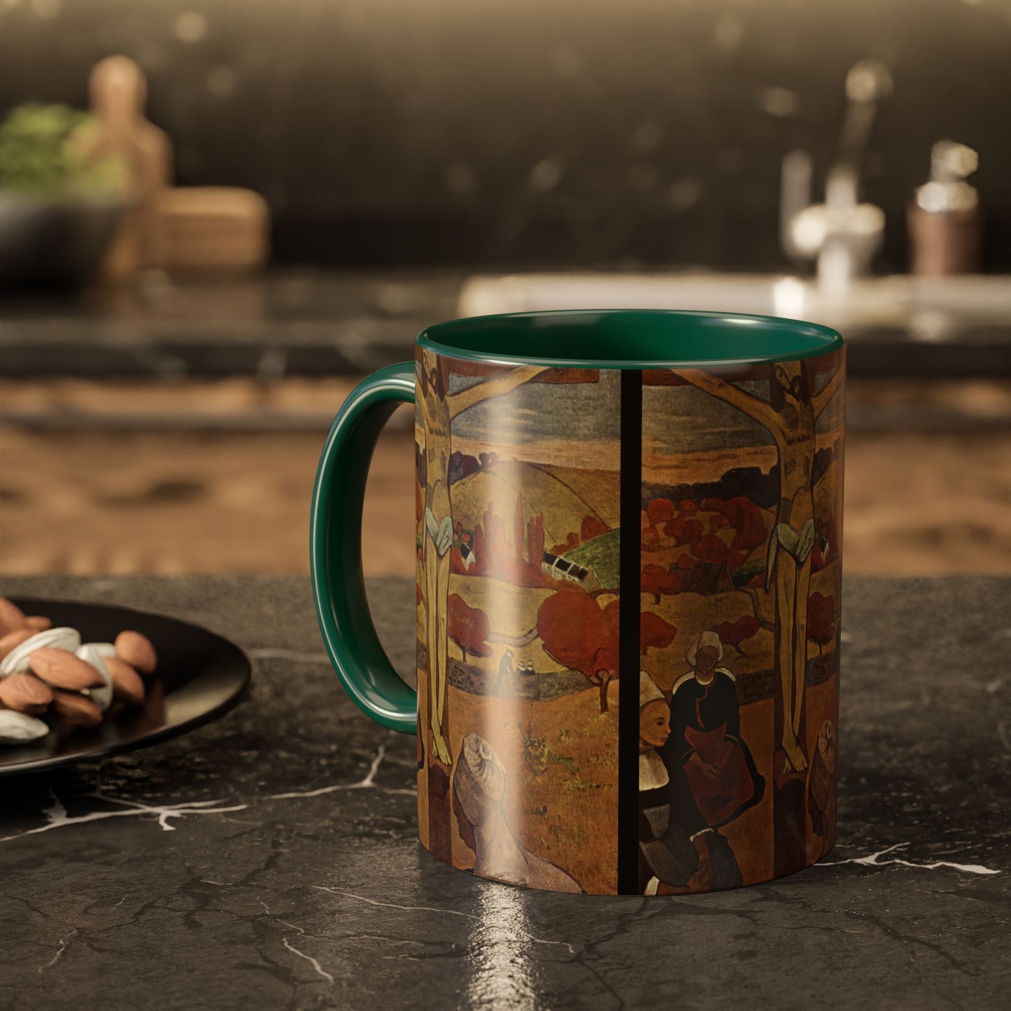 Gauguin, Paul - The Yellow Christ (1889) - Colorful Accent Mugs