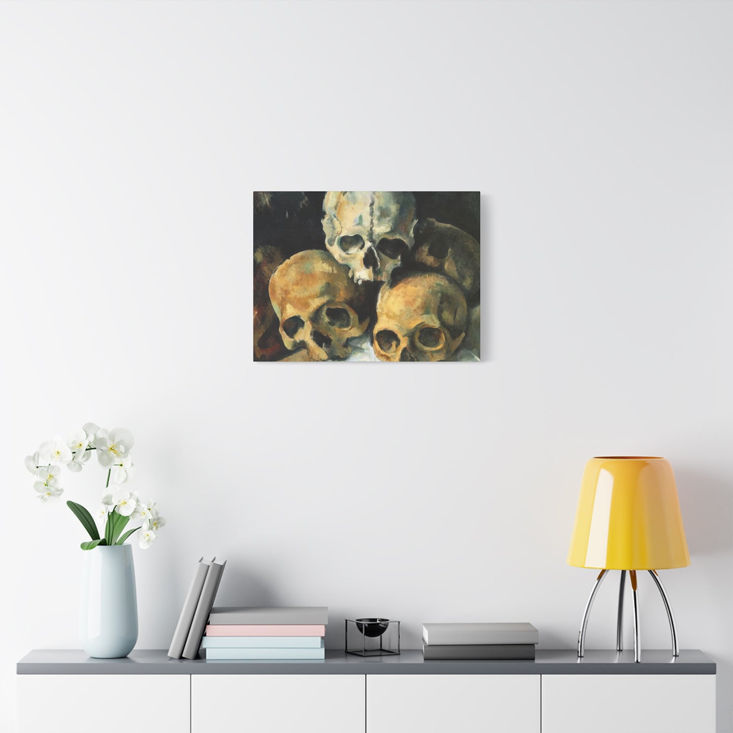 Cézanne, Paul - Pyramid of Skulls (1901) - Canvas Block, unframed