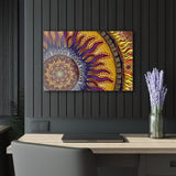 Solar Disc Mandala - Acrylic Block