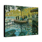 Monet, Claude - La Grenouillere (1869) - Canvas Block, unframed