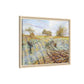 Pissarro, Camille - Hoarfrost (1873) - Matte Canvas, Framed