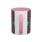 Pacio, Adam - Emerald Arrows Mandala - Colorful Accent Mugs