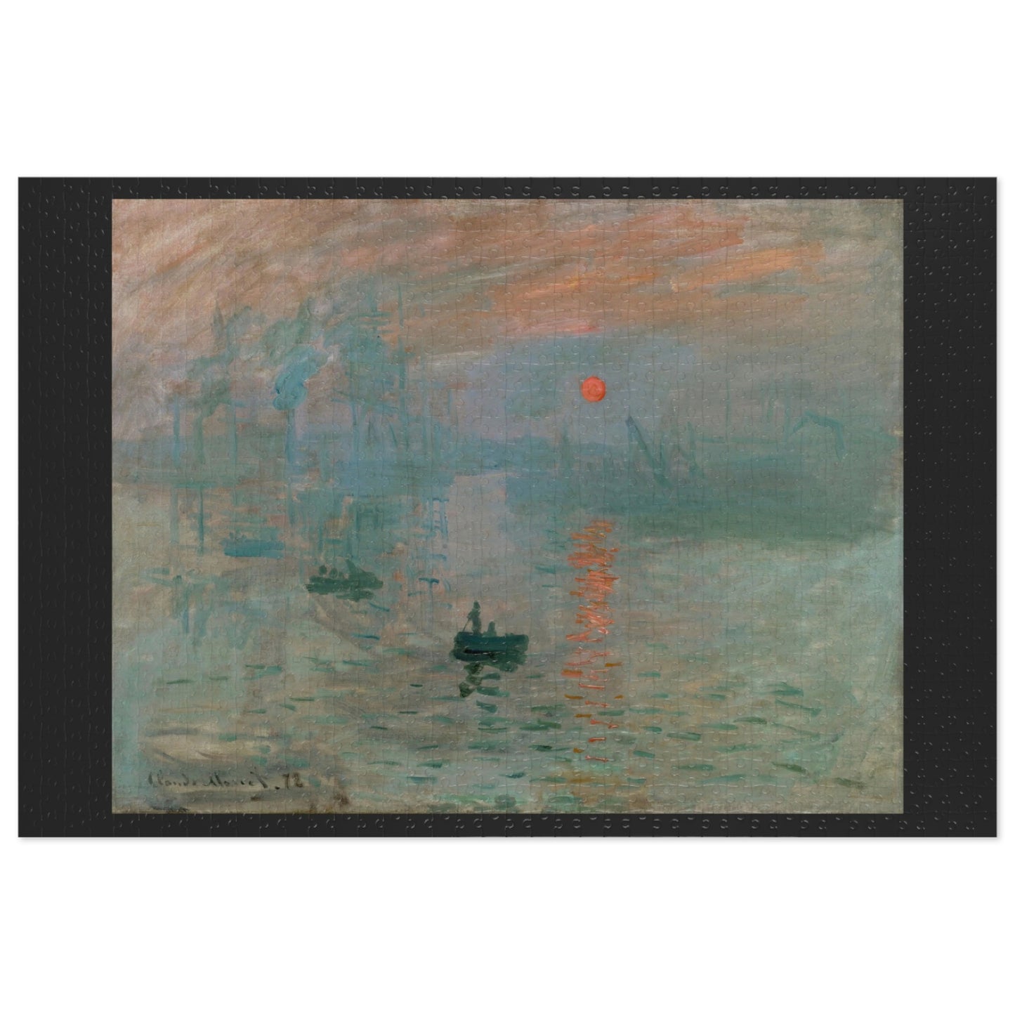 Monet's "Impression, Sunrise" - 1000pc Jigsaw Puzzle
