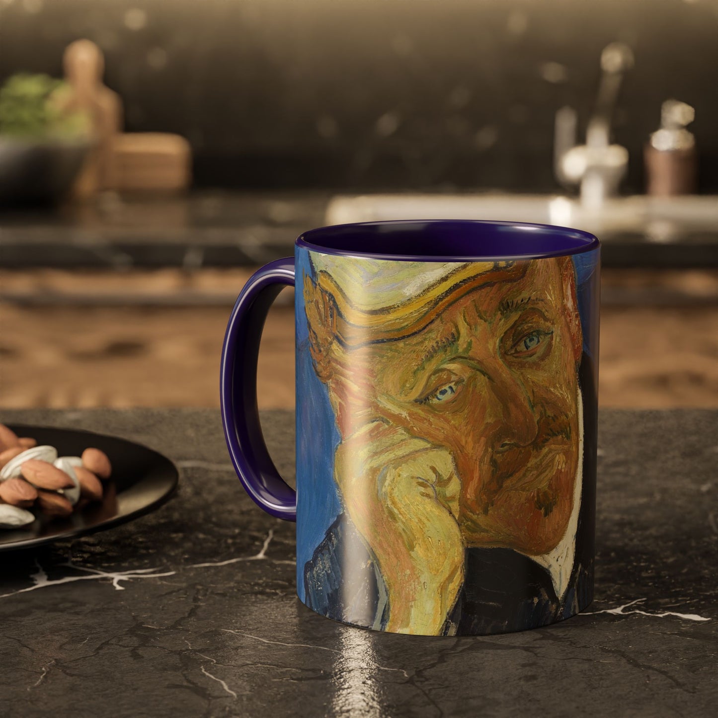 Van Gogh, Vincent - Portrait of Dr. Paul Gachet (1890) - Colorful Accent Mugs