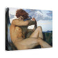 Cabanel, Alexandre - The Fallen Angel (1847) - Canvas Block, unframed