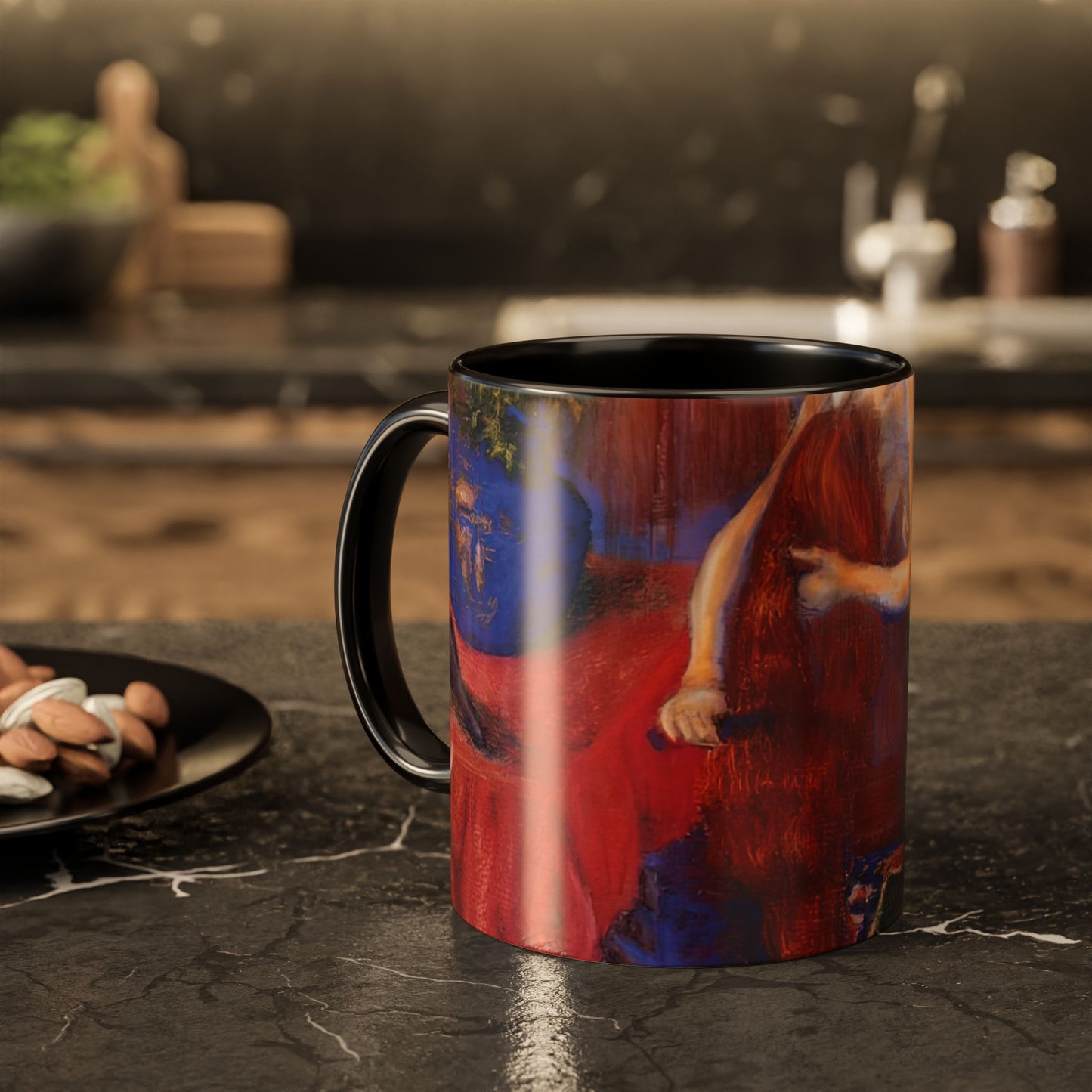 Ranson, Paul - The Golden Head of Hair (1909) - Colorful Accent Mugs