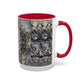 Pacio, Adam - Memento Mori Mandala - Colorful Accent Mugs