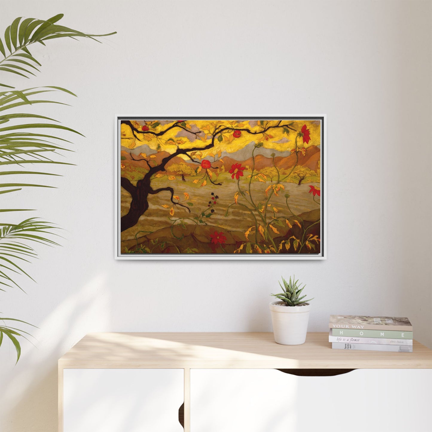 Ranson, Paul - Apple Tree with Red Fruit (1902) - Matte Canvas, Framed
