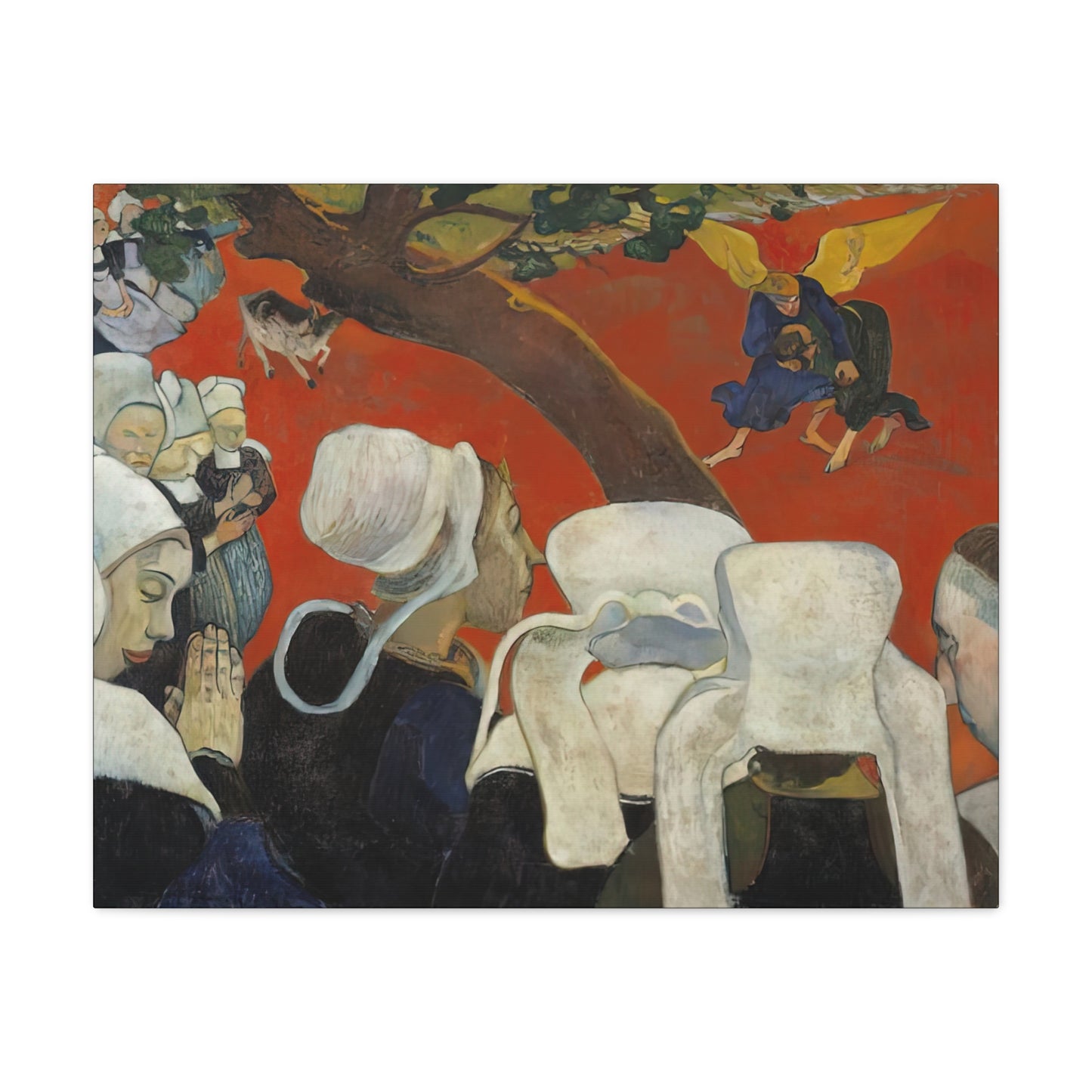 Gauguin, Paul - Vision of the Sermon (1888) - Canvas Block, unframed