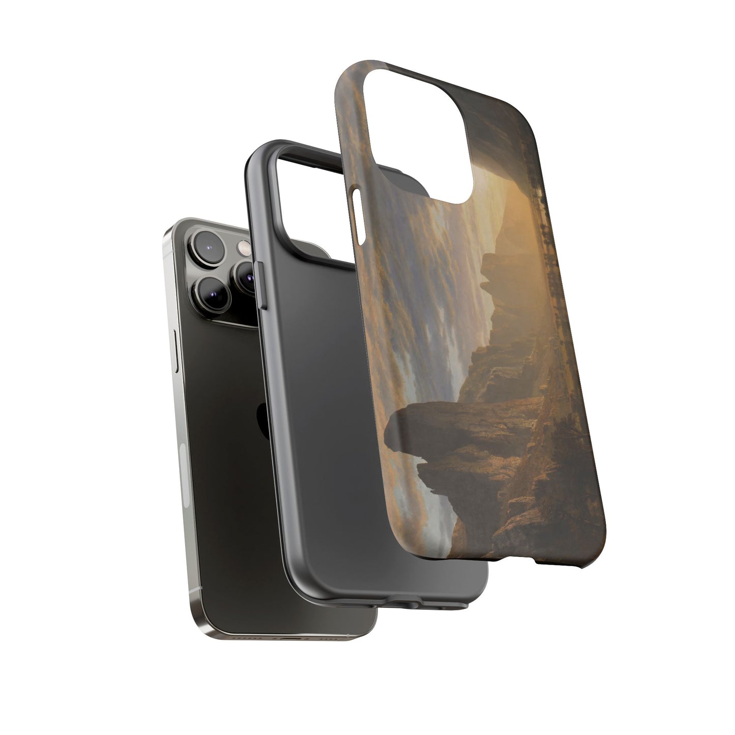 Bierstadt, Albert - Looking Down Yosemite Valley (1865) - Tough Phone Cases