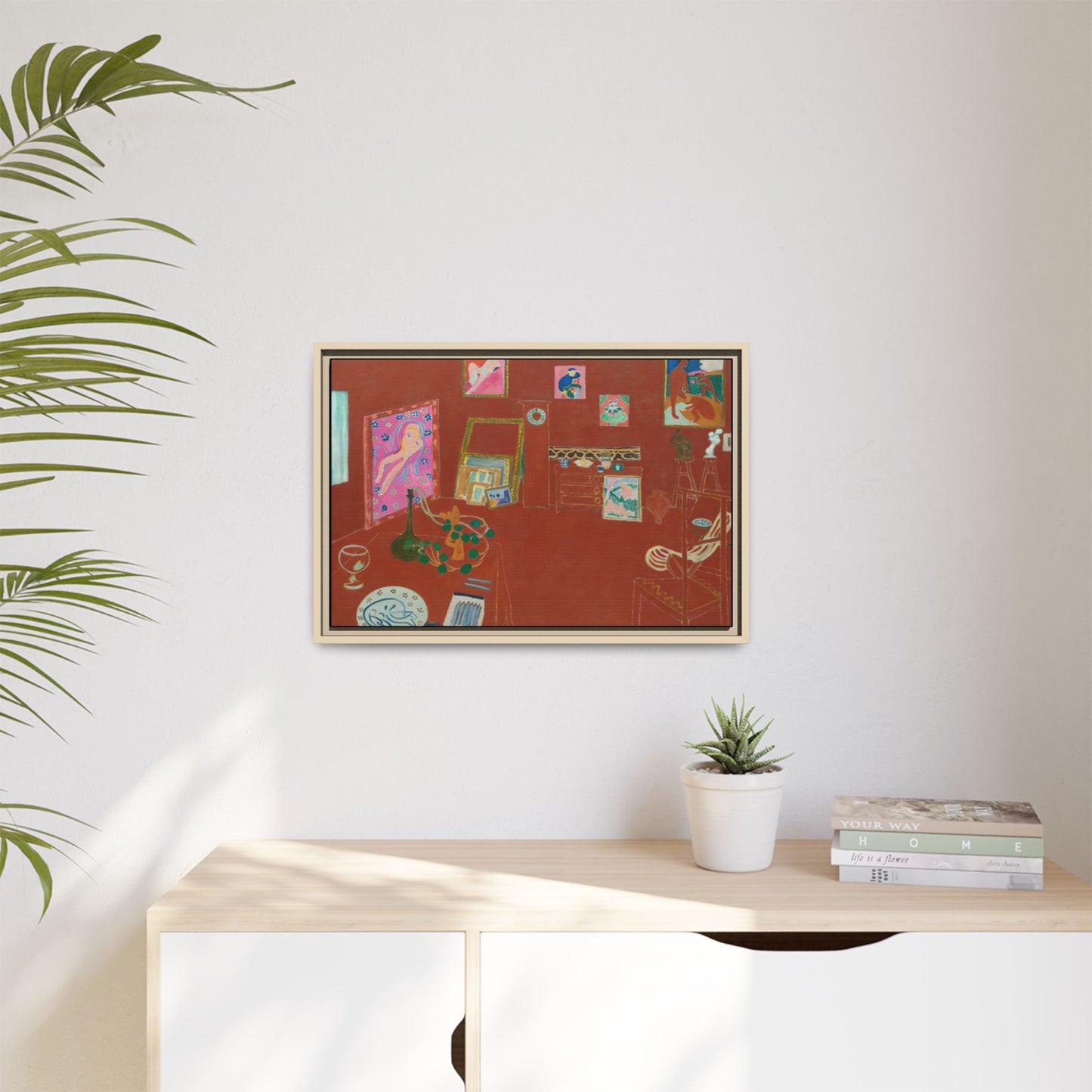 Matisse, Henri - The Red Studio (1911) - Matte Canvas, Framed