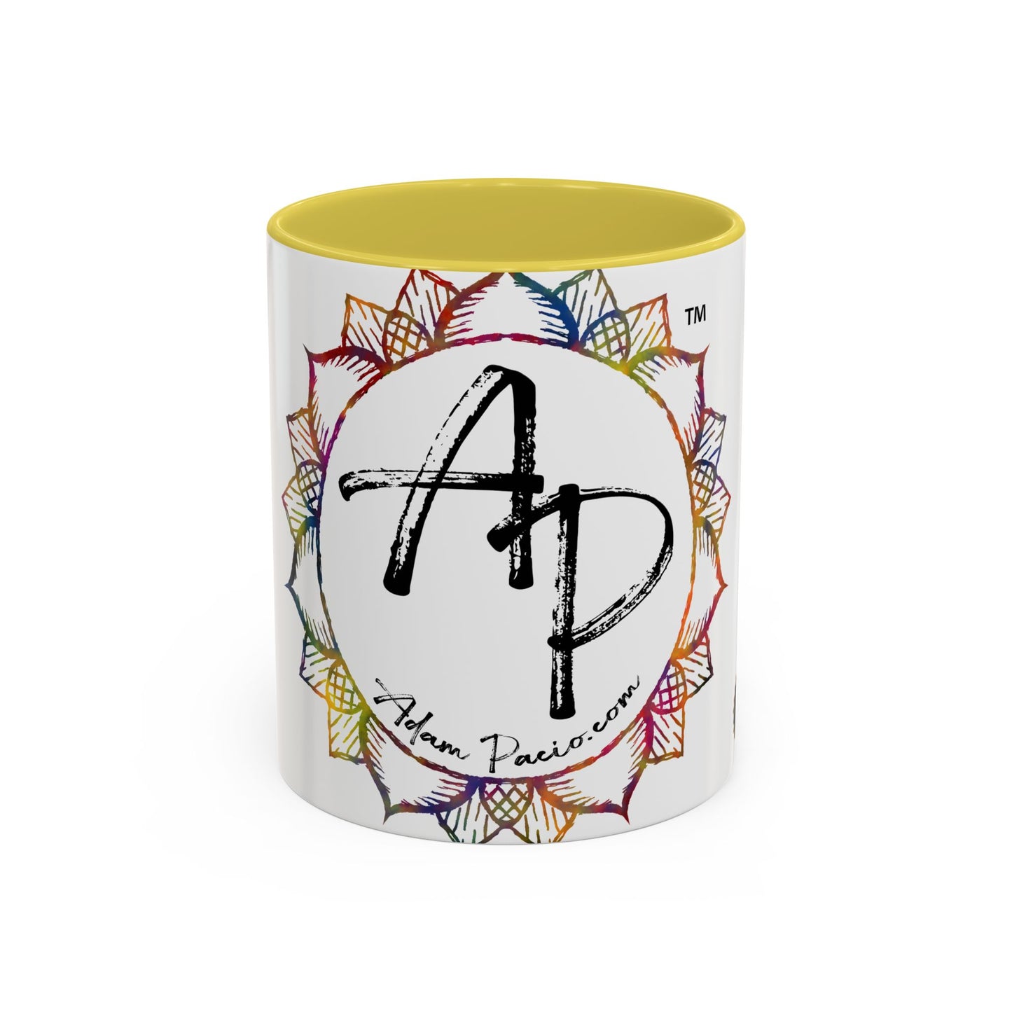 AdamPacio.com - White Logo - Colorful Accent Mugs