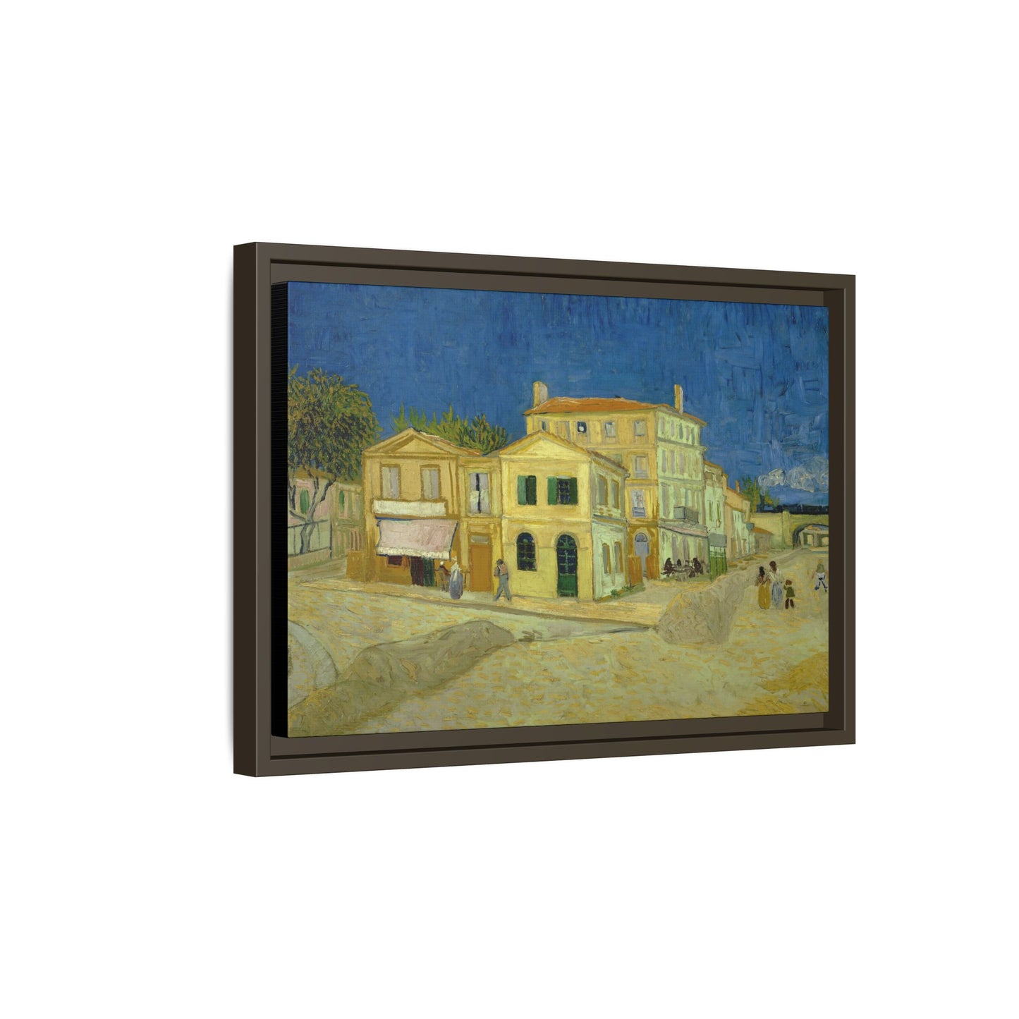 Van Gogh, Vincent - The Yellow House (1888) - Matte Canvas, Framed