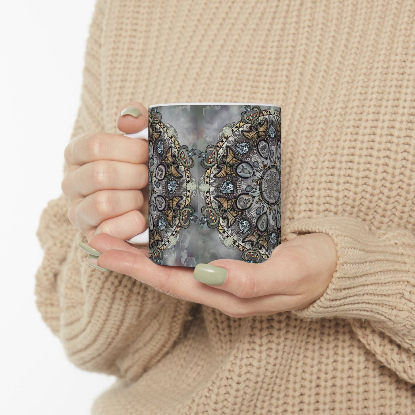 Pacio, Adam - Memento Mori Mandala - Ceramic Mug