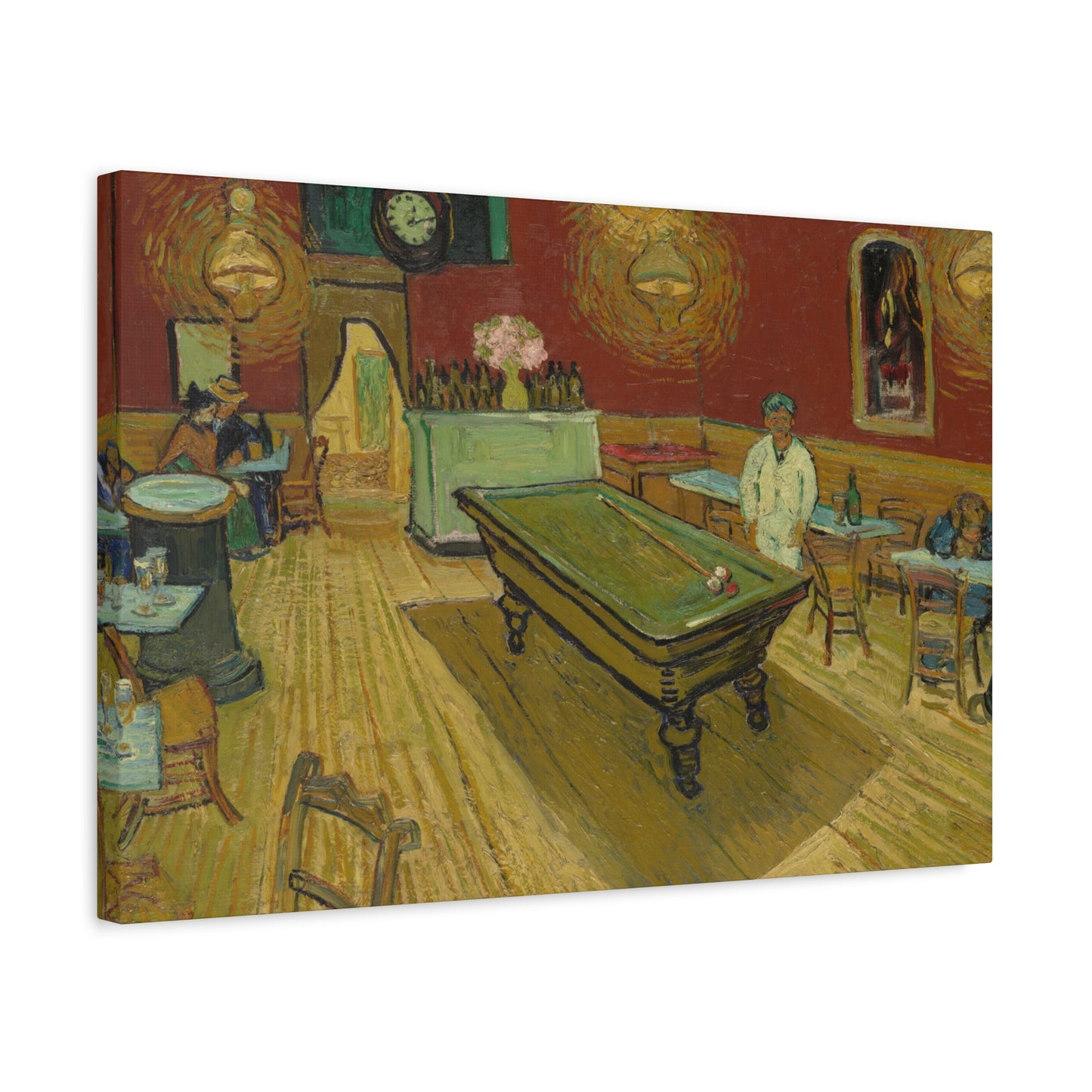 Van Gogh, Vincent - The Night Cafe (1888) - Canvas Block, unframed