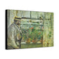Morisot, Berthe - Eugene Manet on the Isle of Wight (1875) - Canvas Block, unframed