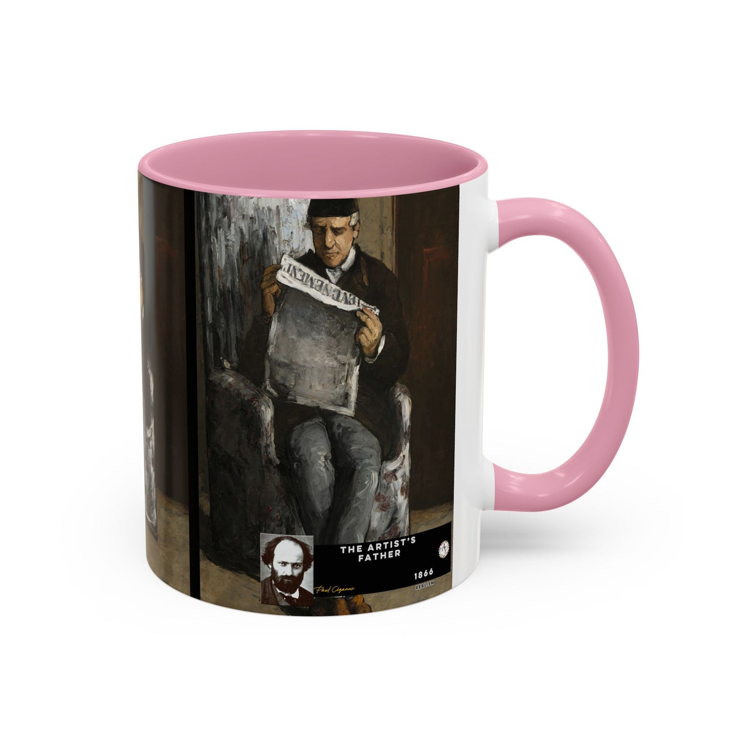 Cézanne, Paul - The Artist’s Father (1866) - Colorful Accent Mugs
