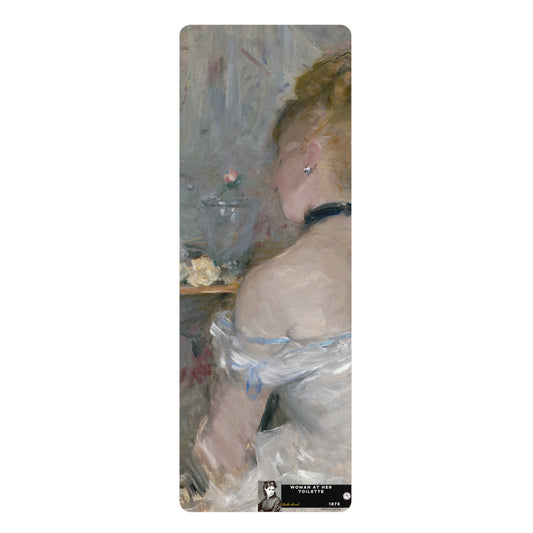 Morisot, Berthe - Woman at Her Toilette (1880) - Rubber Yoga Mat