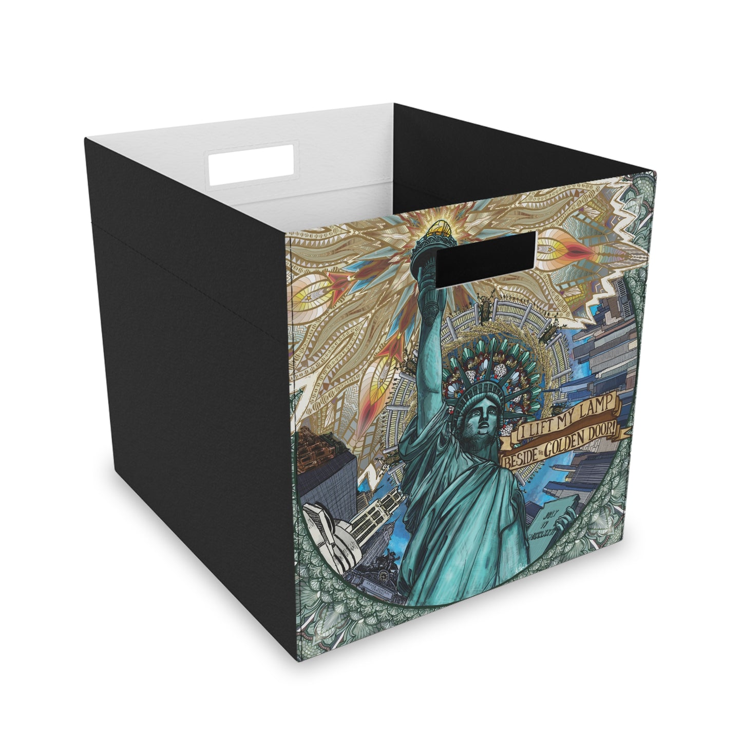 Liberty Mandala - Felt Storage Box