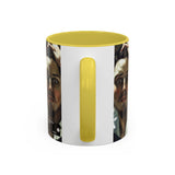 Courbet, Gustave - The Desperate Man (1843) - Colorful Accent Mugs