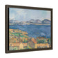 Cézanne, Paul - The Bay of Marseille, Seen from L'Estaque (1885) - Matte Canvas, Framed