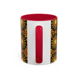 Monarch Butterfly Mandala - Colorful Accent Mugs