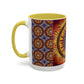 Pacio, Adam - Solar Disc Mandala - Colorful Accent Mugs