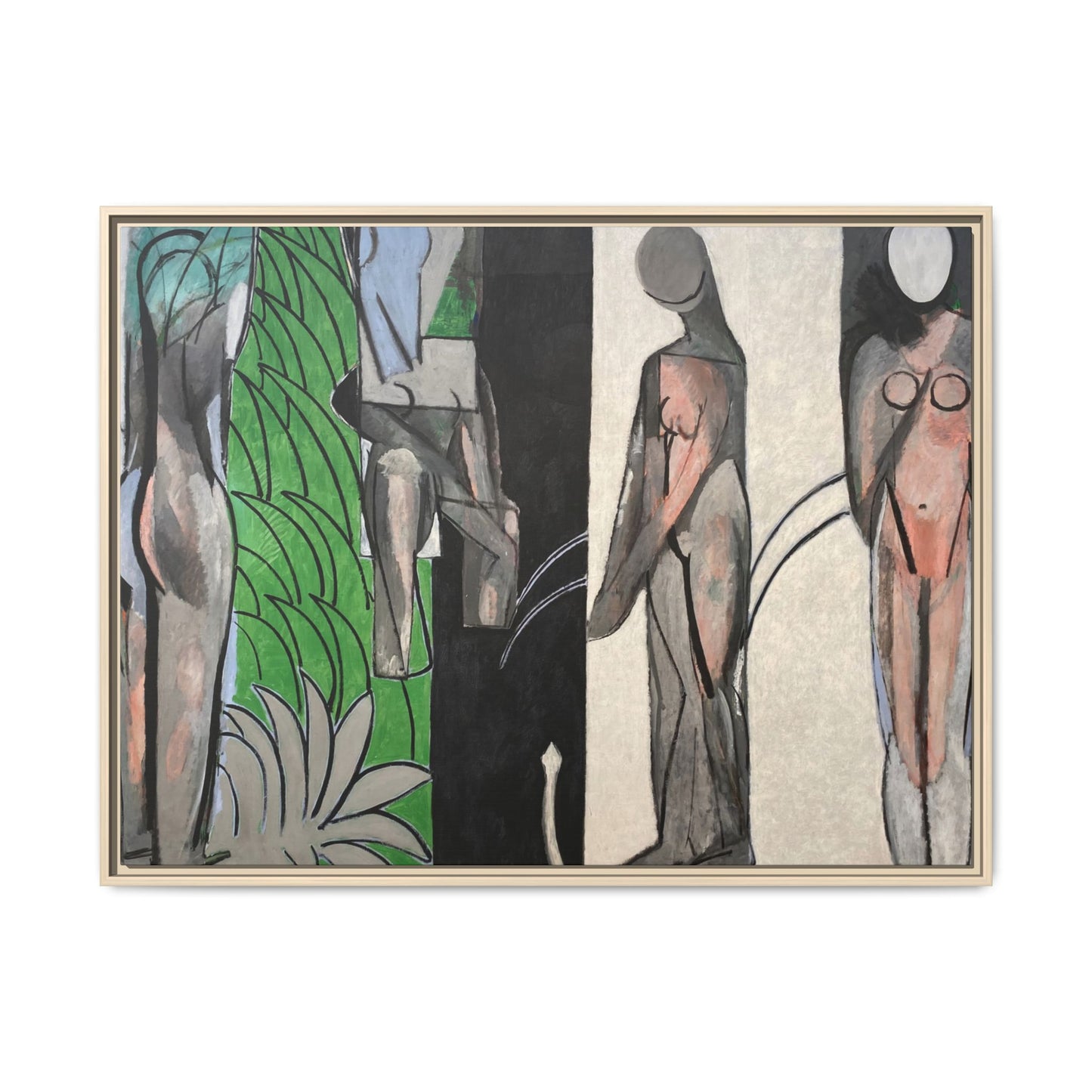 Matisse, Henri - Bathers by a River (1917) - Matte Canvas, Framed