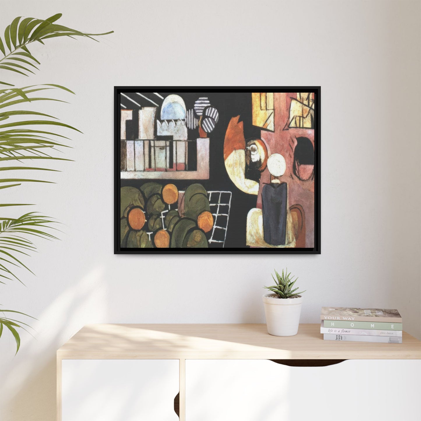 Matisse, Henri - The Moroccans (1916) - Matte Canvas, Framed