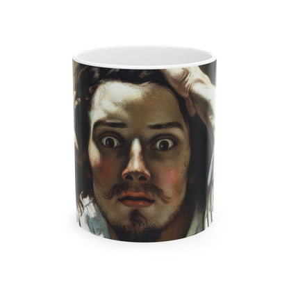 Courbet, Gustave - The Desperate Man (1843) - Ceramic Mug