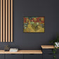 Van Gogh, Vincent - The Night Cafe (1888) - Matte Canvas, Framed