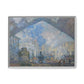 Monet, Claude - Le Gare Saint-Lazare (1877) - Matte Canvas, Framed